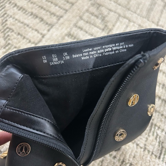 Karl Lagerfeld leather  Pointed Toe Ankle Boots - Women size 6 - Picture 5 of 5